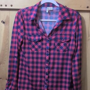 Passport Pink and Purple Checkered Shirt